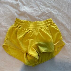 Yellow Lulu shorts